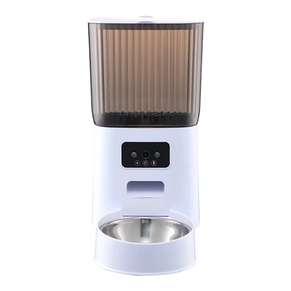 5L Smart WiFi Pet Feeder with Camera – App-Controlled Automatic Food Dispenser for Cats & Dogs