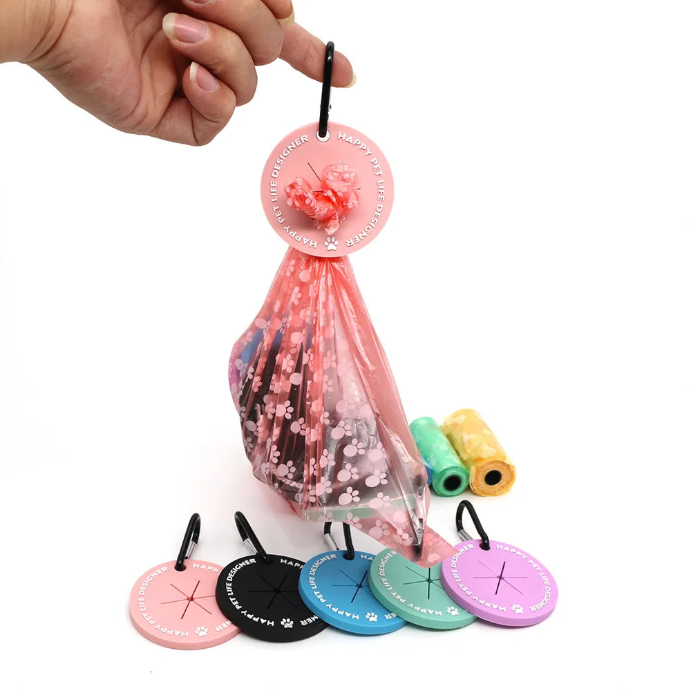 Distributeur de sacs à déjections canines mains libres