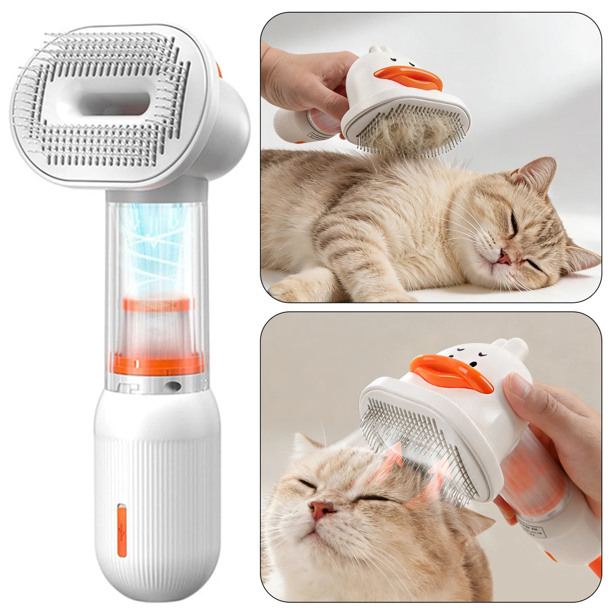 4-in-1 Cordless Pet Grooming Vacuum | Self-Cleaning | Dogs & Cats