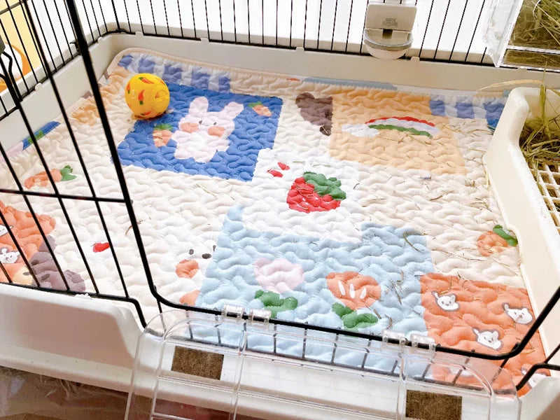 Washable Cotton Pet Floor Mat – Multi-Use Bedding Pad