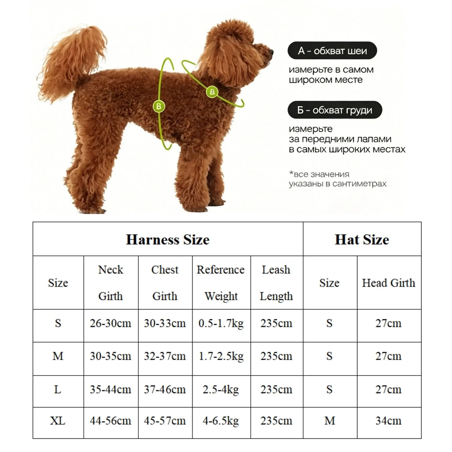 Anti-Escape Harness, Leash & Sun Hat Set for Small Dogs & Cats