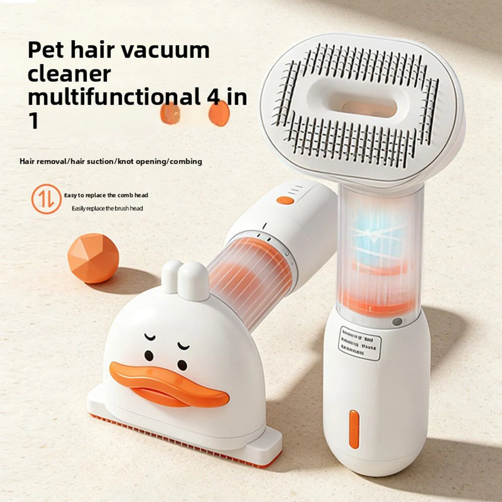 4-in-1 Cordless Pet Grooming Vacuum | Self-Cleaning | Dogs & Cats