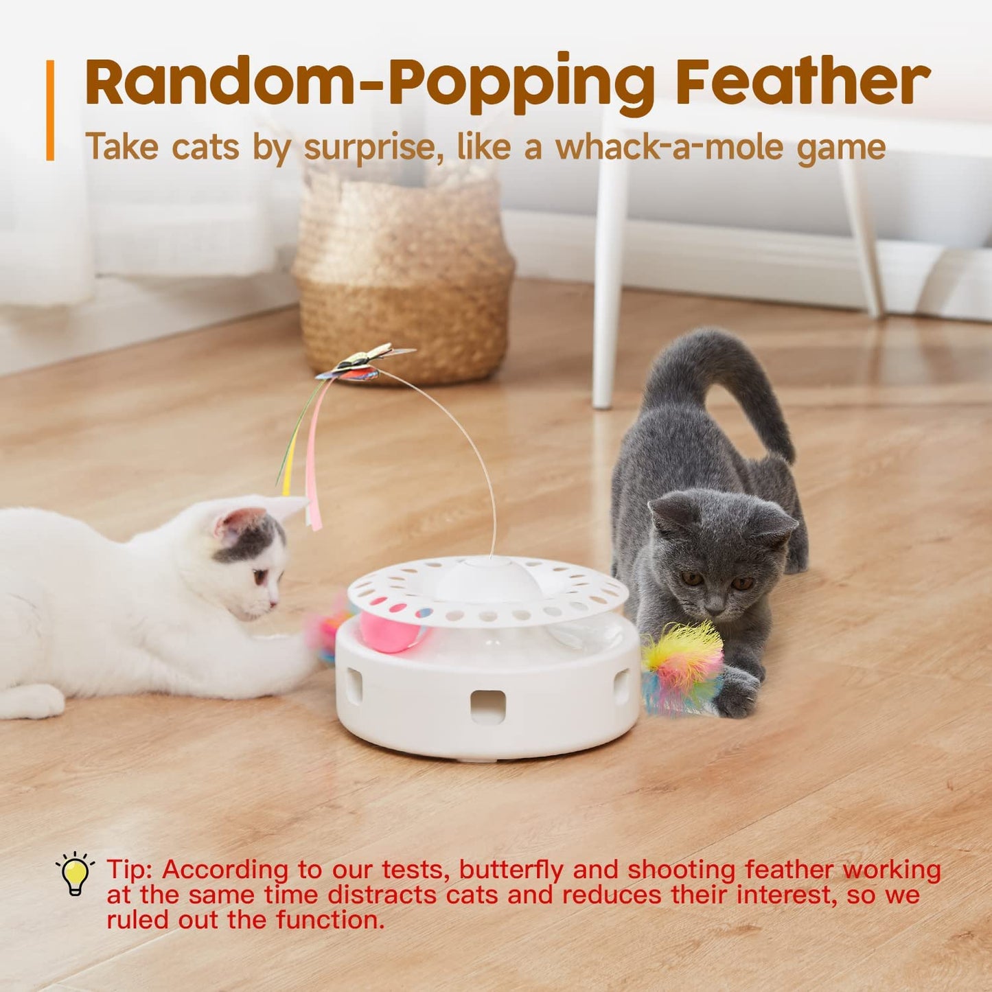 3-in-1 Smart Interactive Cat Toy