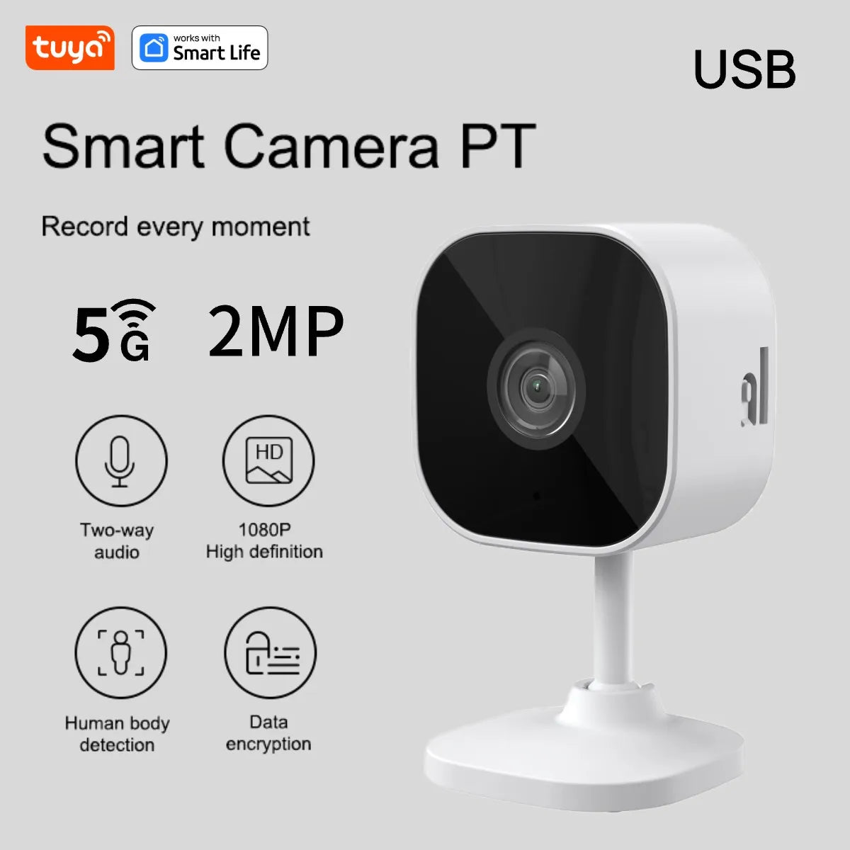 1080p WiFi Indoor Security Camera — Baby, Pet & Home Monitor with Motion Tracking