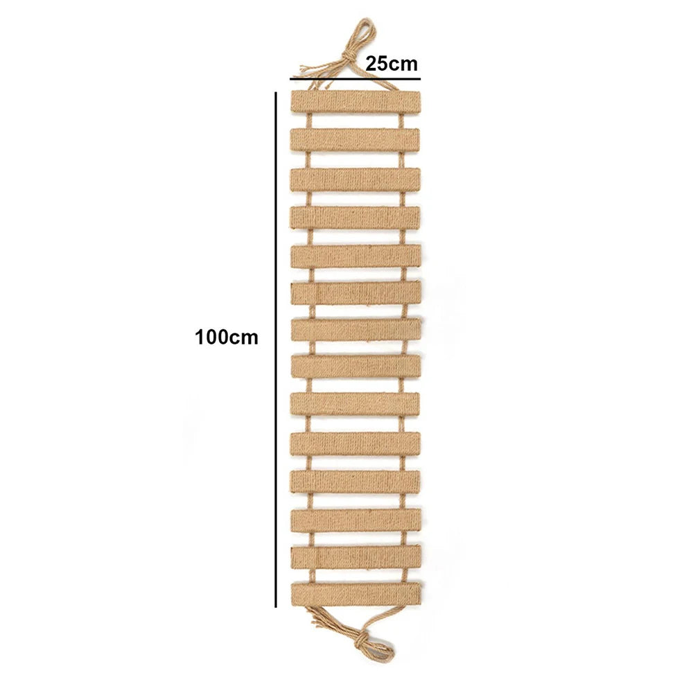 Wooden Cat Climbing Ladder & Bridge