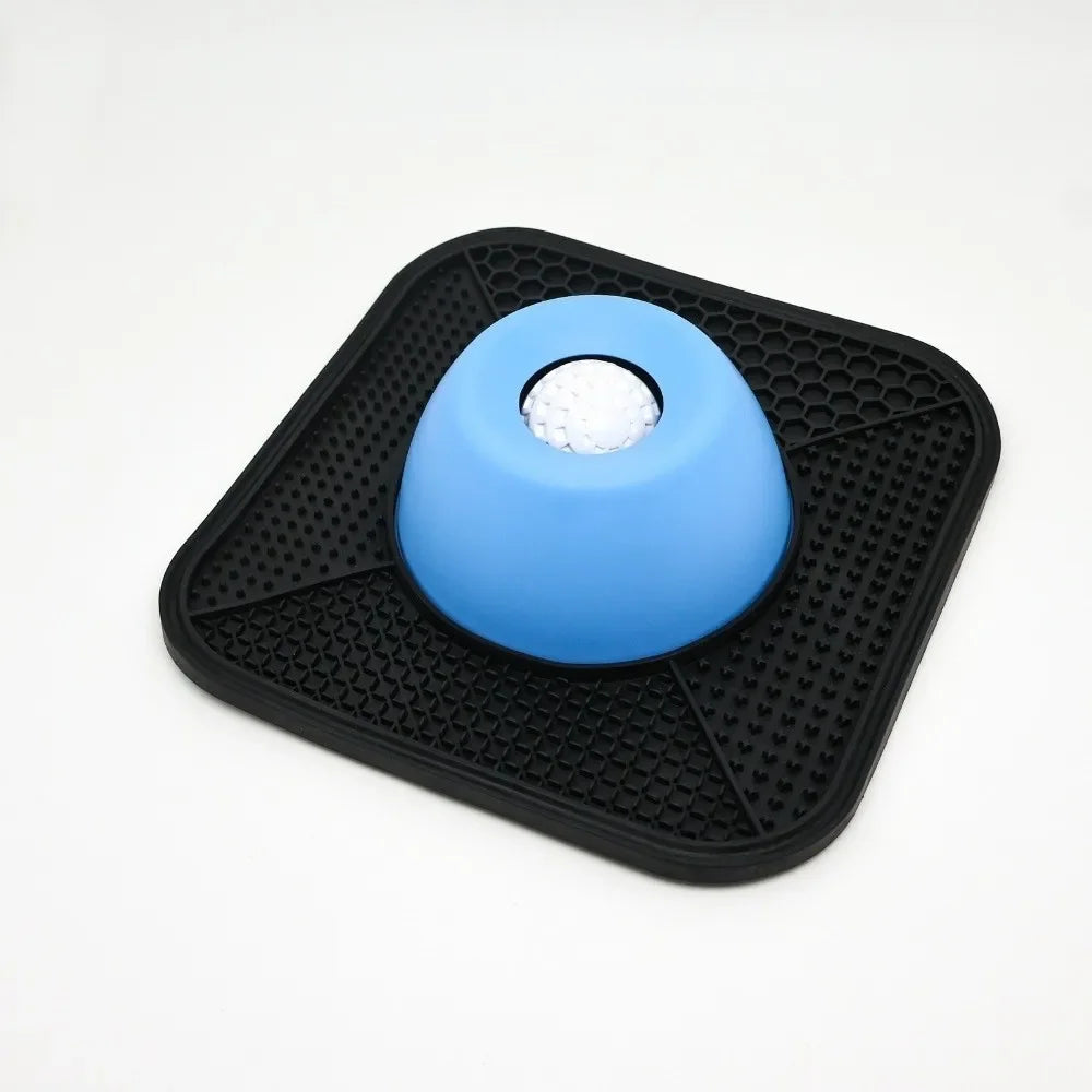 Silicone Slow Feeder Lick Mat with Dental Care for Dogs & Cats