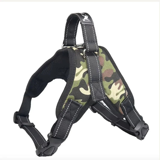 Soft Adjustable Reflective Vest Harness for Dogs
