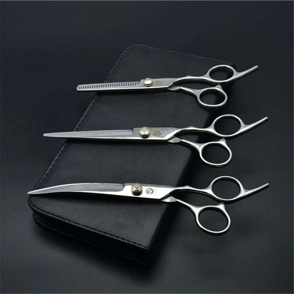 Professional Dog Grooming Scissors Set - 6" & 7" Stainless Steel