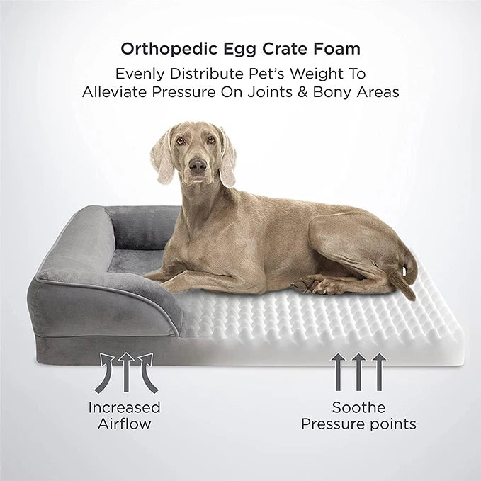 Extra Large Orthopedic Dog Sofa Bed with Washable Removable Cover