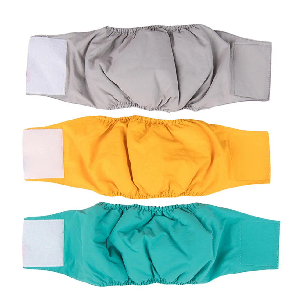 Reusable Waterproof Male Dog Belly Band Nappy Wraps