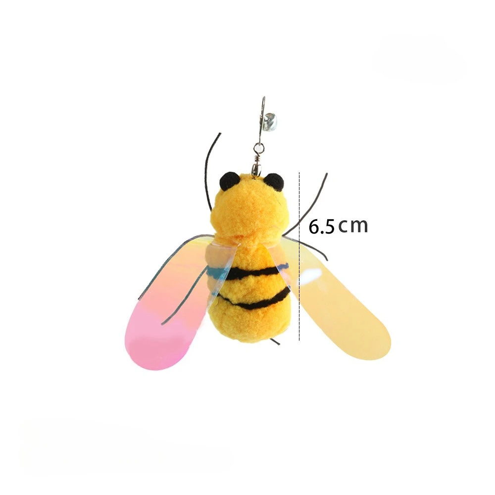 Interactive Cat Feather Toy with Bell