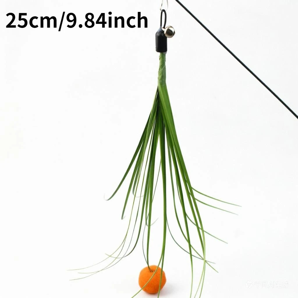 Grass Tassel Cat Wand Toy – Replacement Head