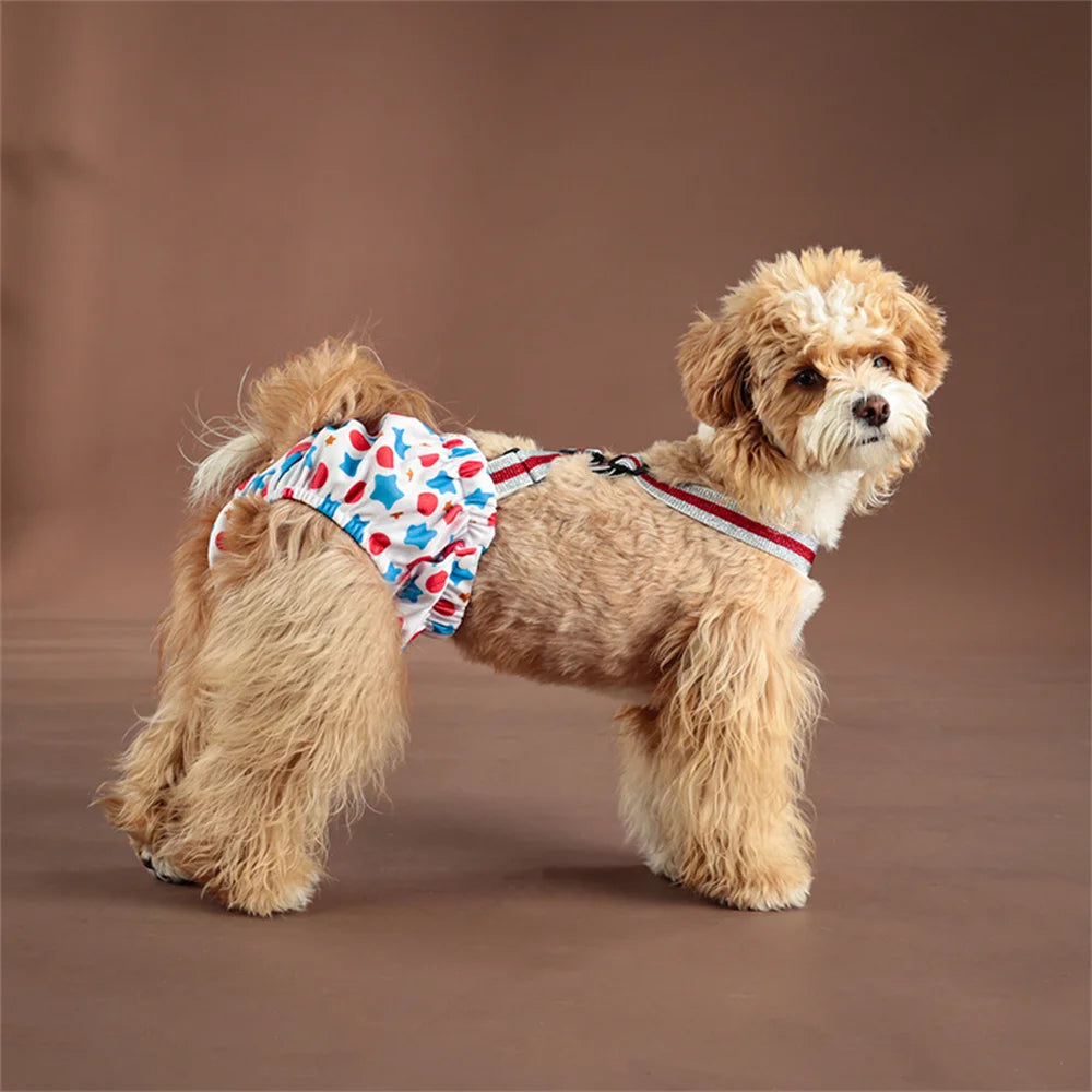 Reusable Washable Dog Sanitary Shorts for Female Dogs