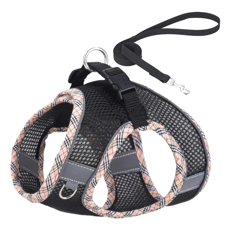 Gilet Tactique pour Chien avec Sangle de Poitrine - Harnais Robuste pour Animaux de Compagnie