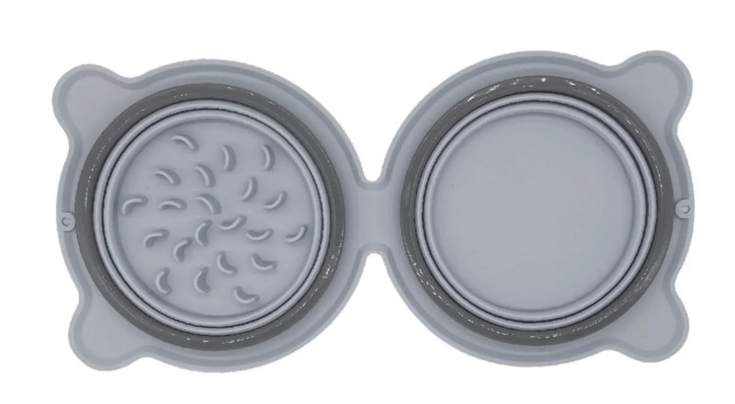 Foldable Silicone Travel Bowl for Dogs & Cats