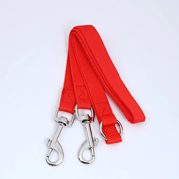 Double Dog Leash Coupler for Walking Two Dogs