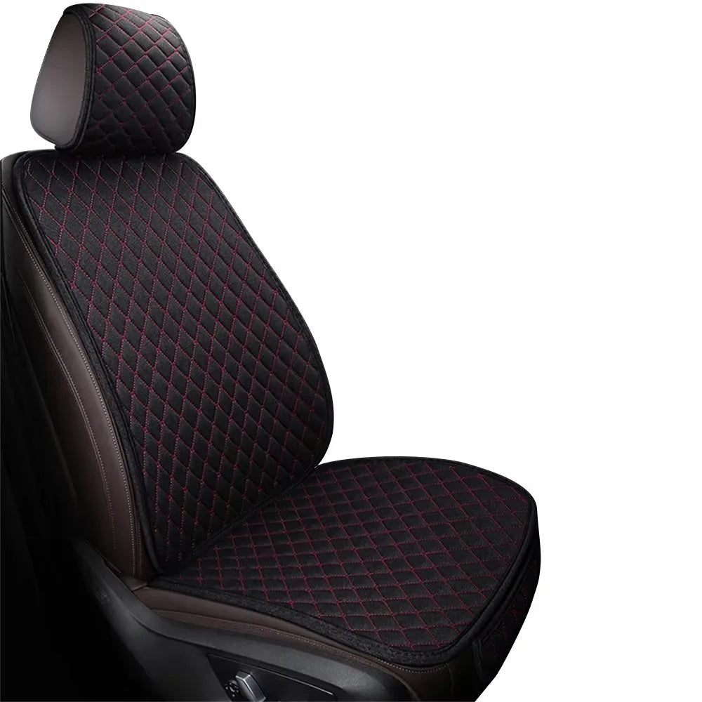 Universal Breathable Flax Car Seat Cover & Cushion Protector