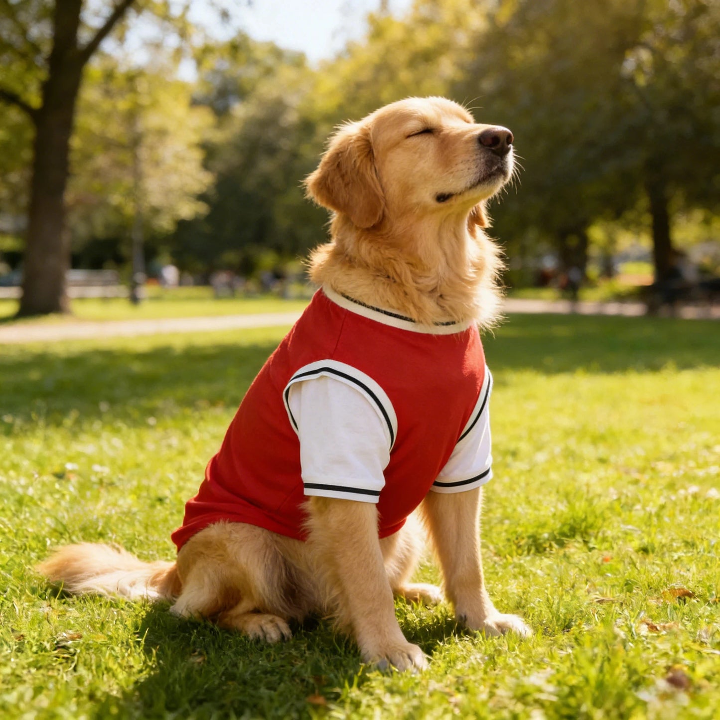 Gilet rafraîchissant en polyester respirant pour chiens | Haut d'été doux pour chiens de taille moyenne et grande