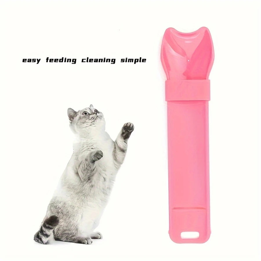 Cat Treat Squeeze Spoon – Mess-Free Feeder for Lickable Cat Treats