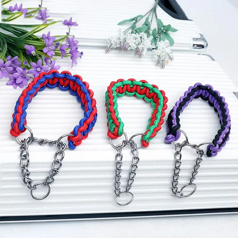 Durable Nylon Dog Collar for Medium to Large Dogs