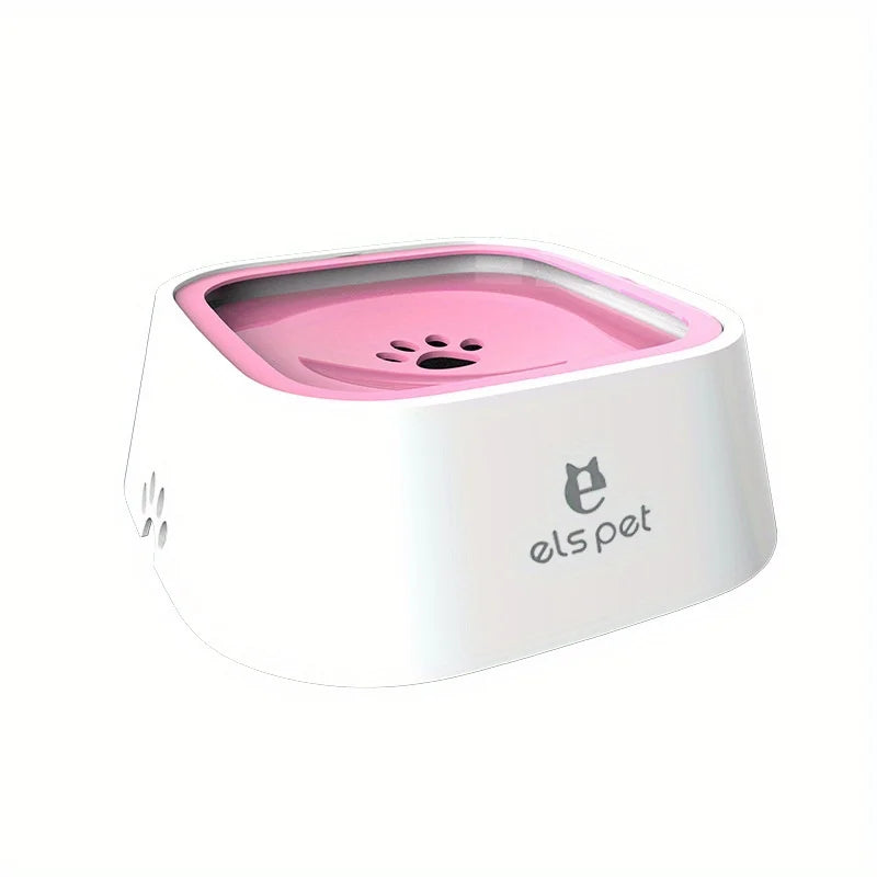 Gamelle d'eau anti-débordement pour chien à débit lent - Gamelle d'eau anti-éclaboussures pour animaux de compagnie de 1,5 L