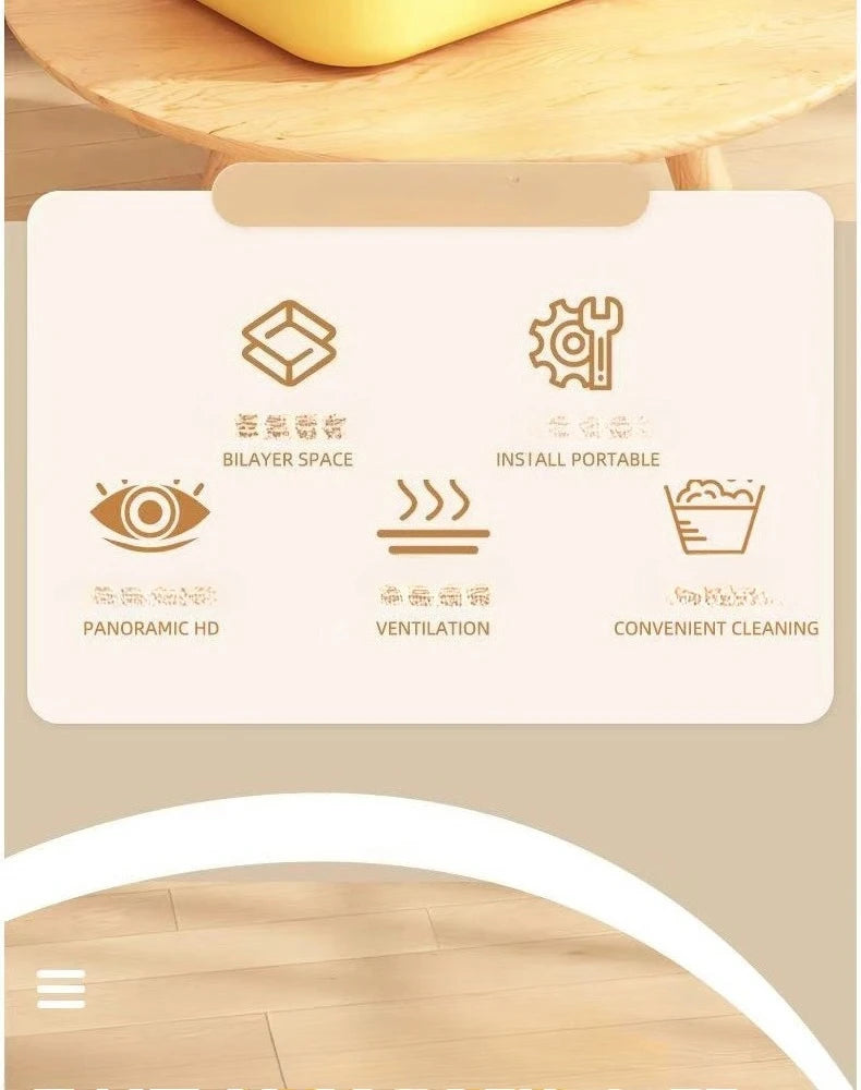 Large Hamster Cage with Acrylic Panels