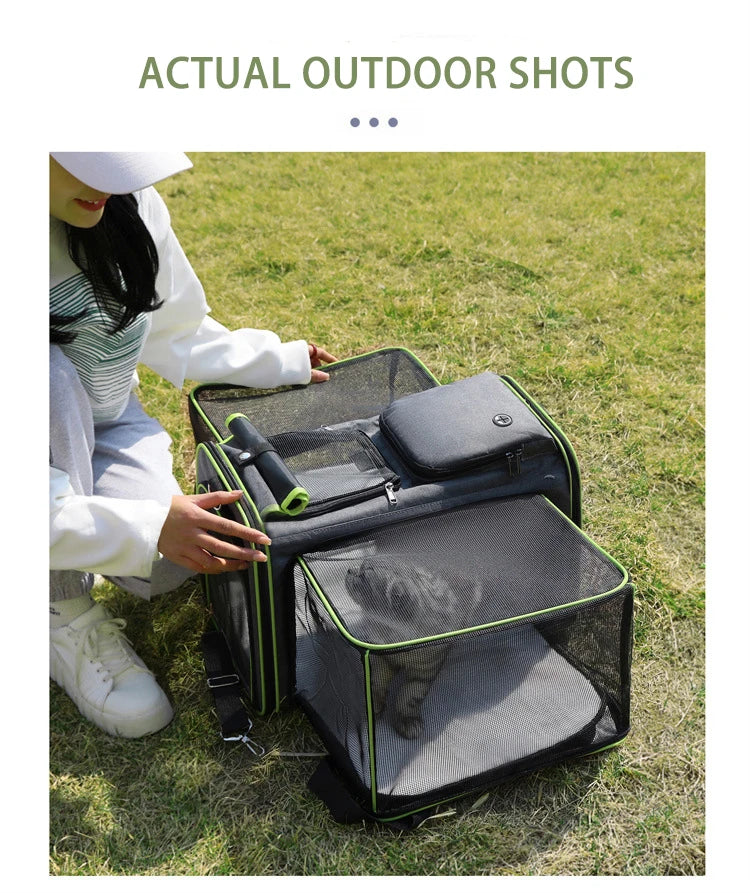 Foldable Large Capacity Pet Carrier Bag