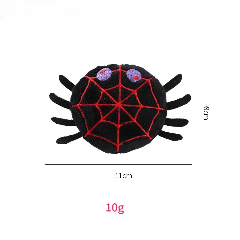 Halloween Cat Catnip Toy - Bat & Spider Shaped Interactive Teething Toy