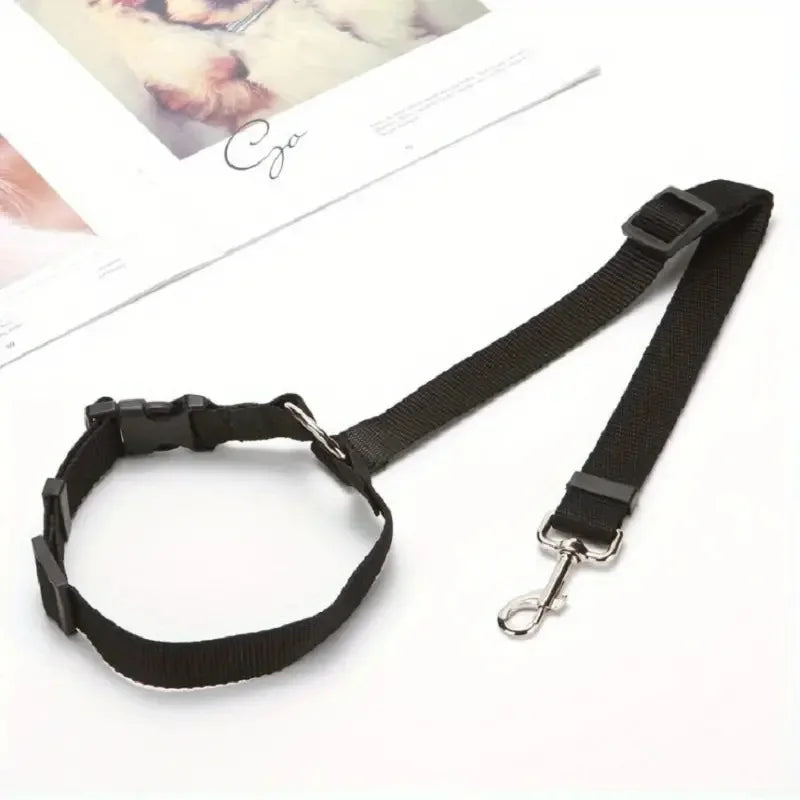 Adjustable Car Seat Belt Safety Rope for Dogs & Cats