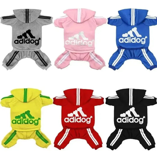 Winter Dog Jumpsuit - Warm Fleece Hoodie for Small to Large Dogs