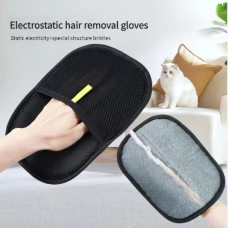 Double-Sided Pet Hair Removal Gloves