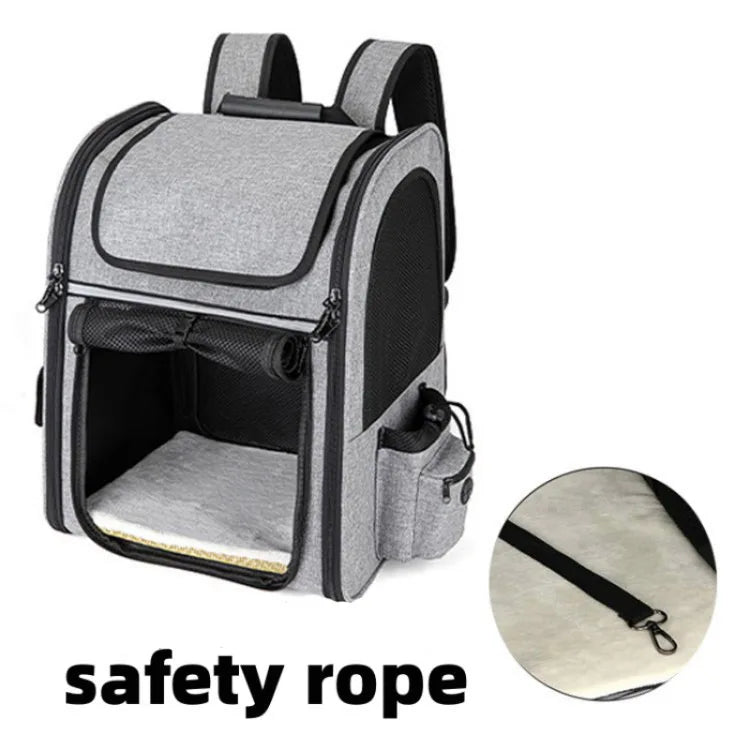 Expandable Pet Backpack Carrier for Cats & Dogs