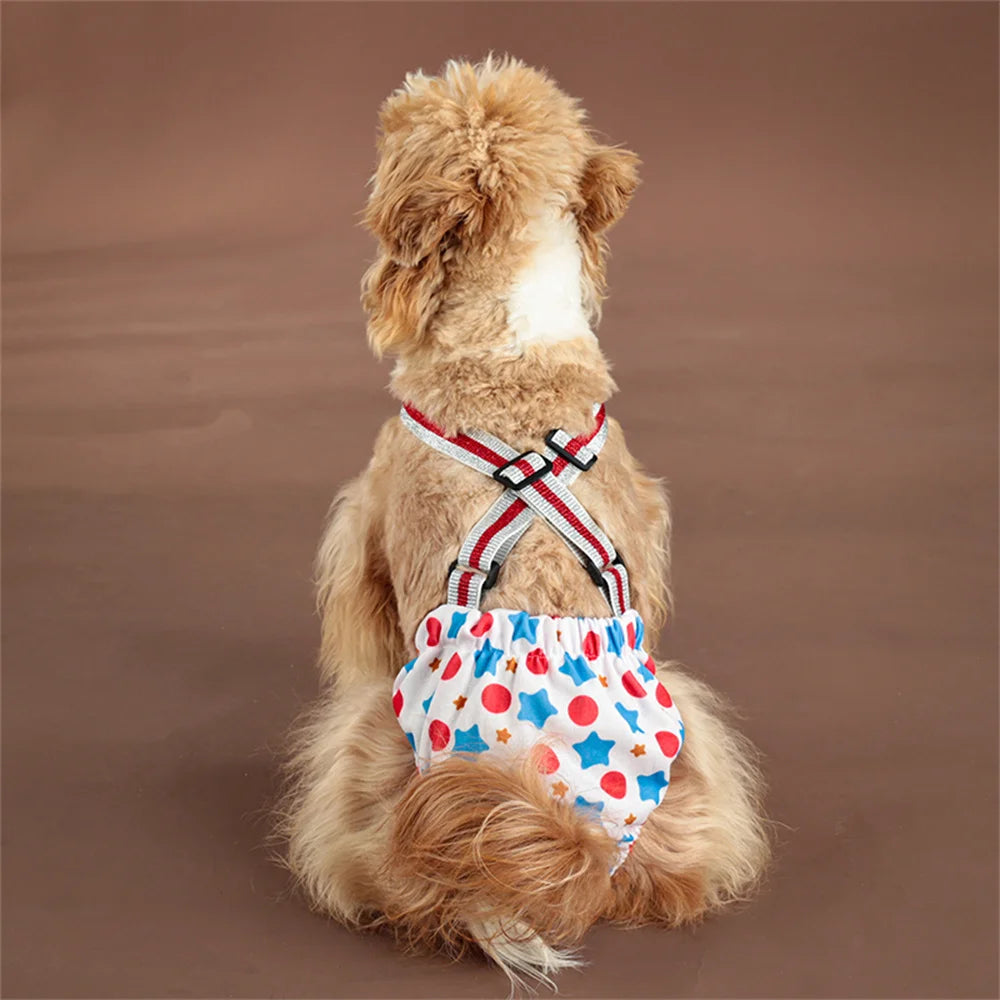 Reusable Washable Dog Sanitary Shorts for Female Dogs