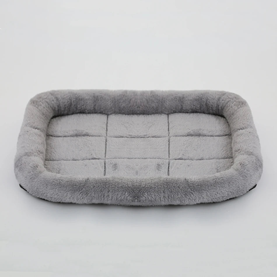 Soft Plush Pet Bed Mat – Calming Cushion for Cats & Dogs, S to XXL