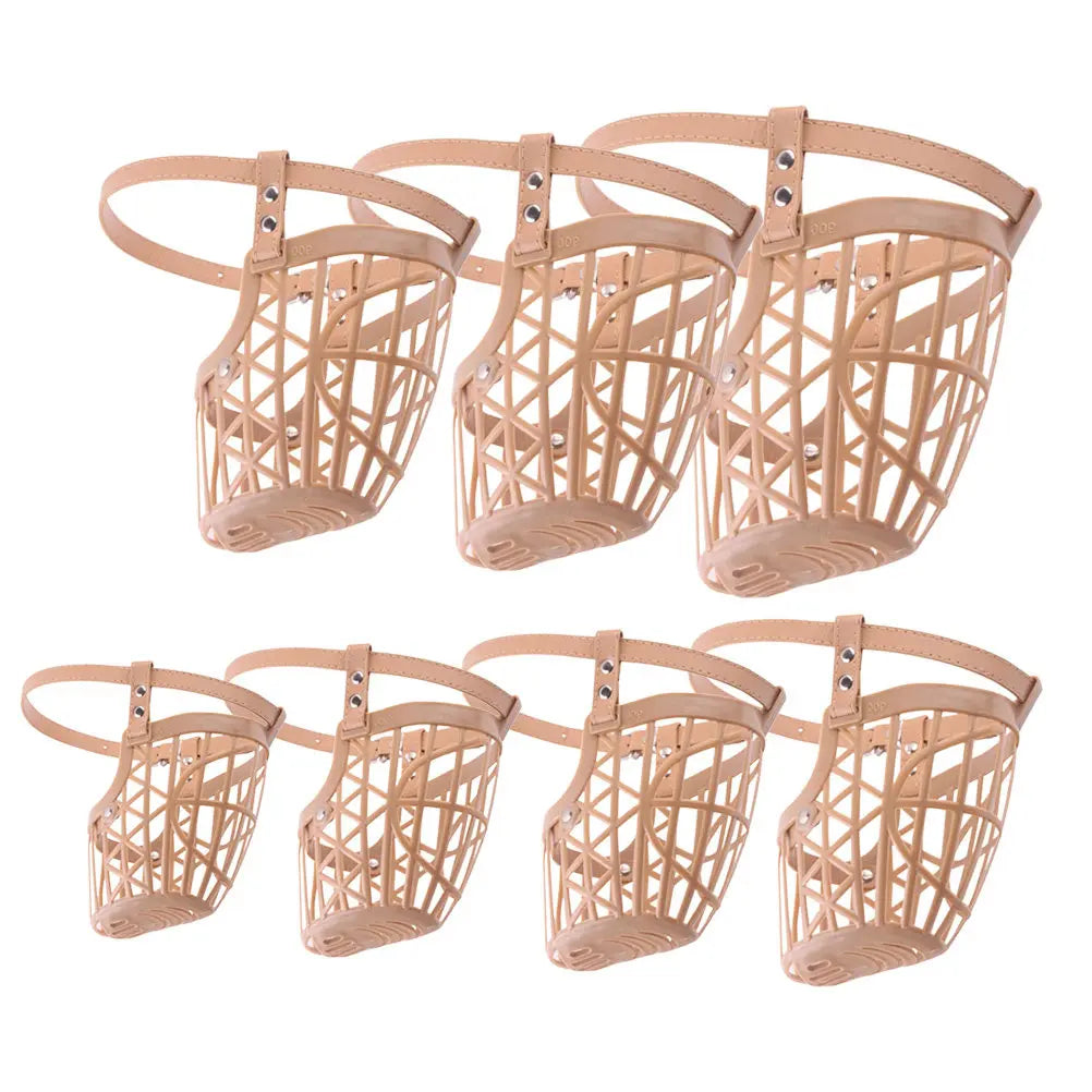 Basket Dog Muzzle Set with Adjustable Straps