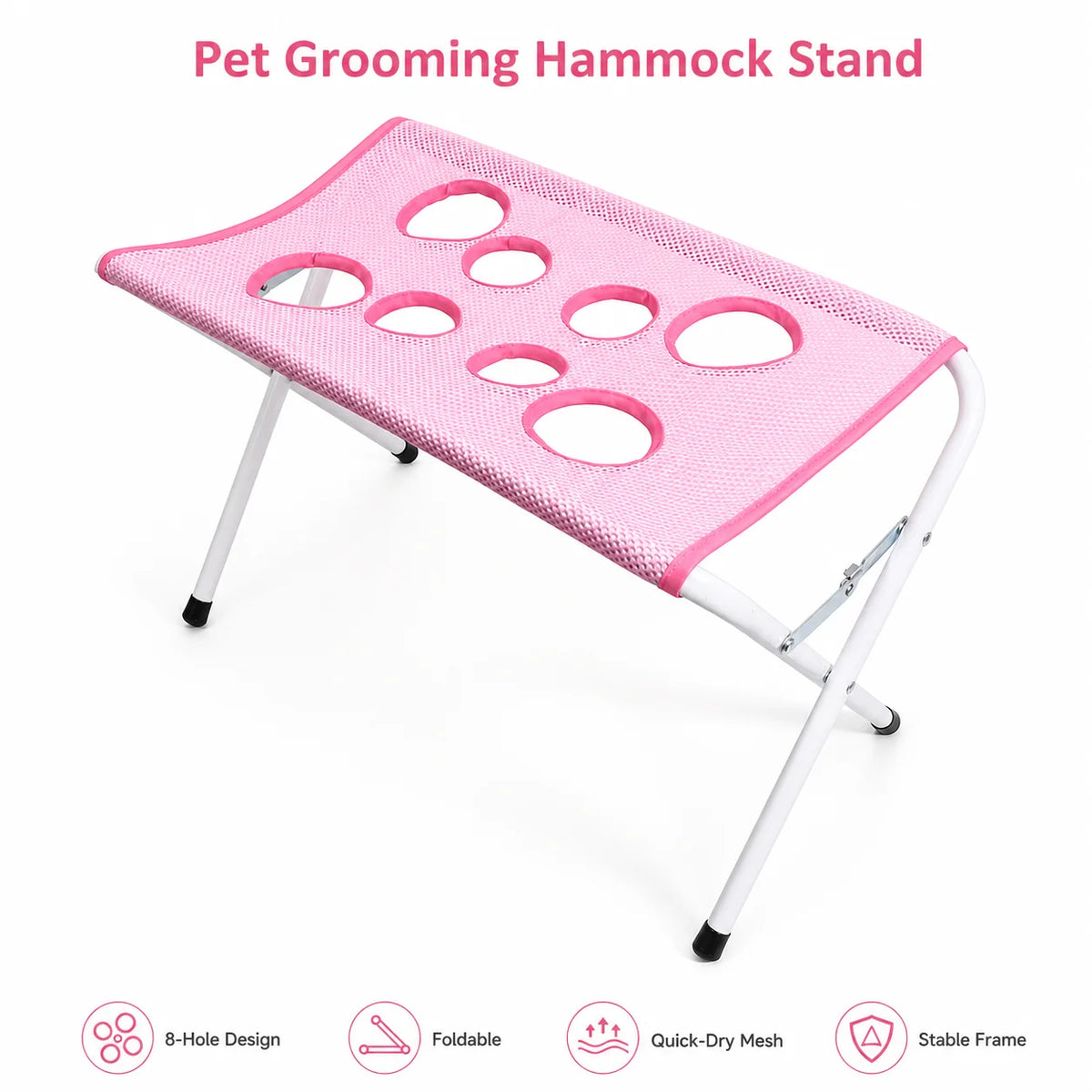 Foldable Pet Grooming Hammock Stand