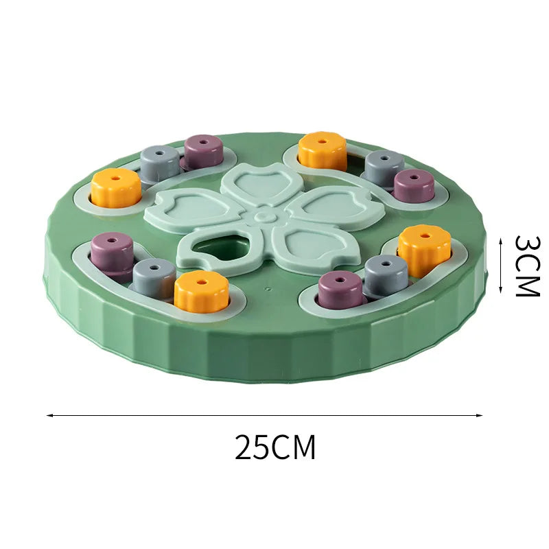 Interactive Puzzle Slow Feeder Bowl for Cats & Dogs
