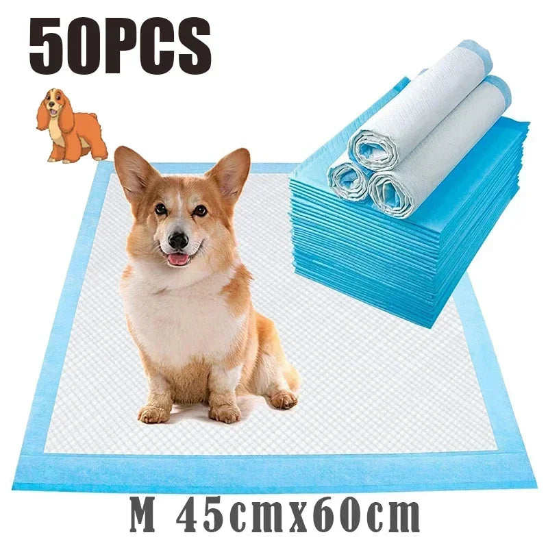 Super Absorbent Disposable Puppy Training Pads — Quick-Dry Surface for Fast, Clean Results
