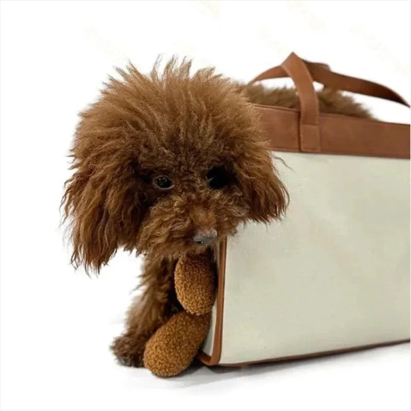 Pet Travel Carrier Handbag – Portable Tote Bag for Cats & Dogs, S/M/L