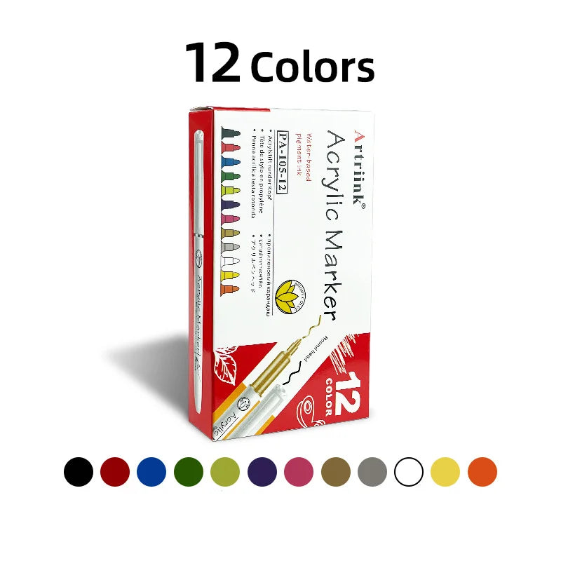 Pet Nail Polish Set - Safe DIY Nail Art Kit for Dogs & Cats (12/24 Colors)