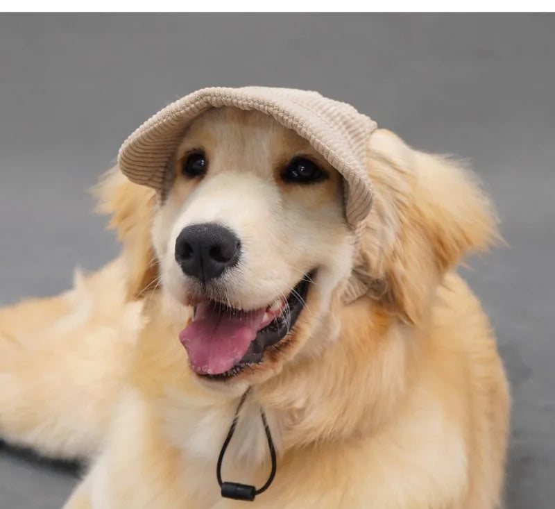 Pet Baseball Cap with Ear Holes | Adjustable Summer Sport Hat for Dogs & Cats