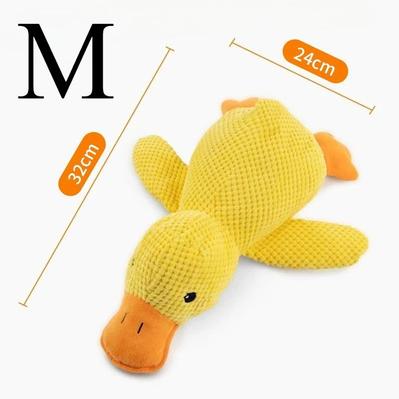 Plush Animal Dog Toy – Bite-Resistant Squeaky Comfort Toy