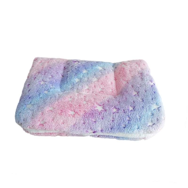 Thickened Fleece Pet Bed Mat – Washable Warm Blanket for Dogs & Cats