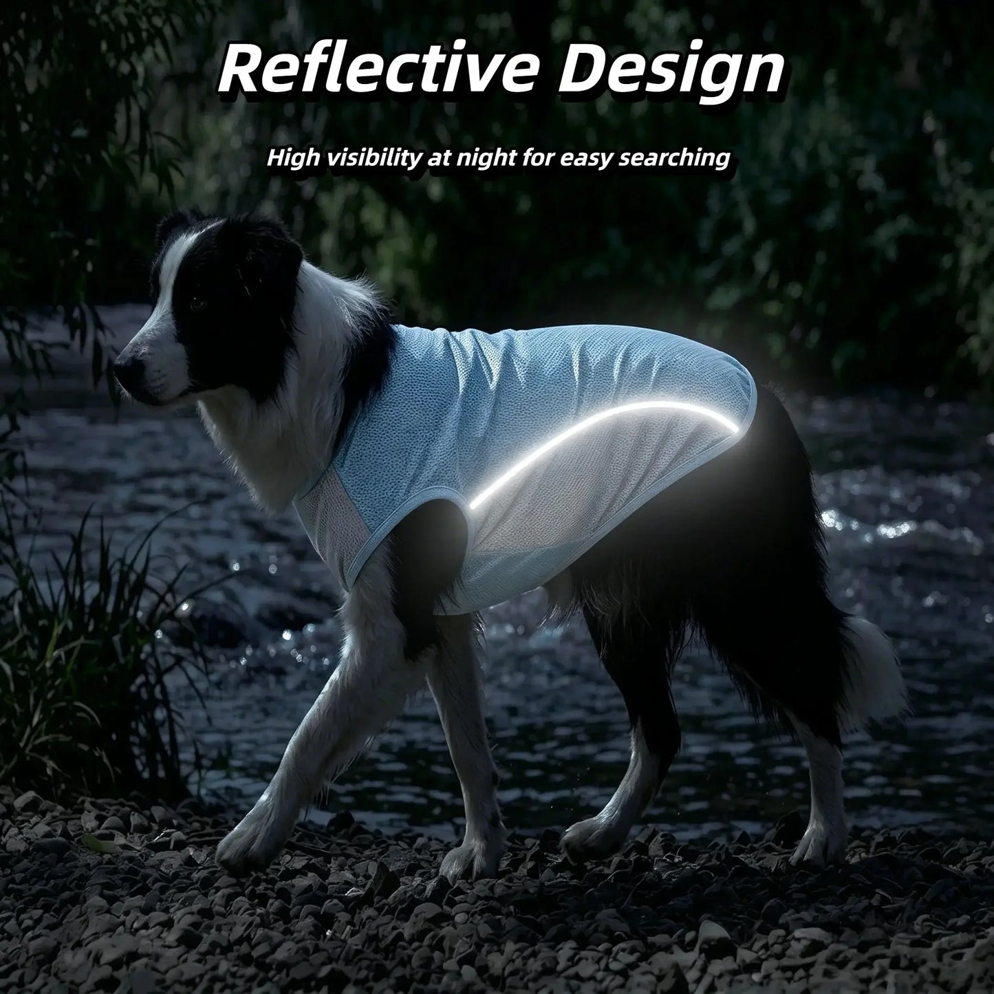 Ice Pack Cooling Vest for Small & Medium Dogs