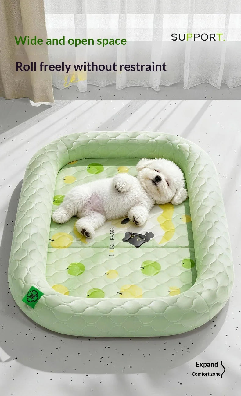 Ice Silk Cooling Mat for Dogs & Cats