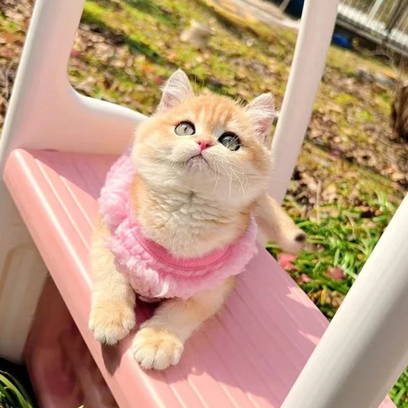 Warm Fleece Vest for Kittens, Puppies & Small Pets