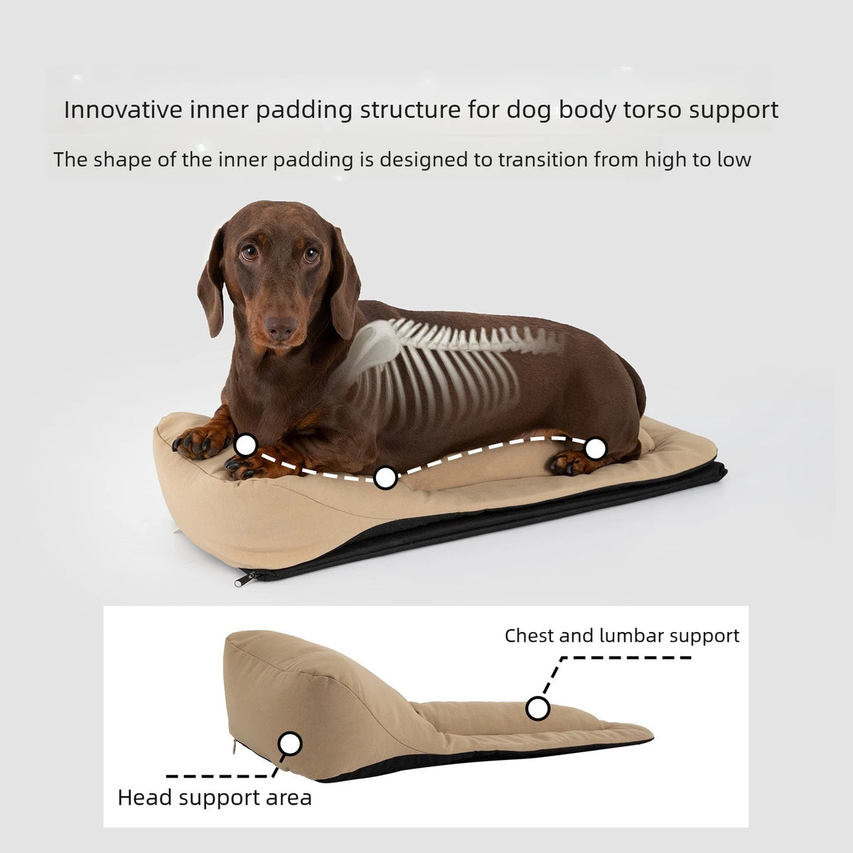 Long-Body Dog Carrier Backpack