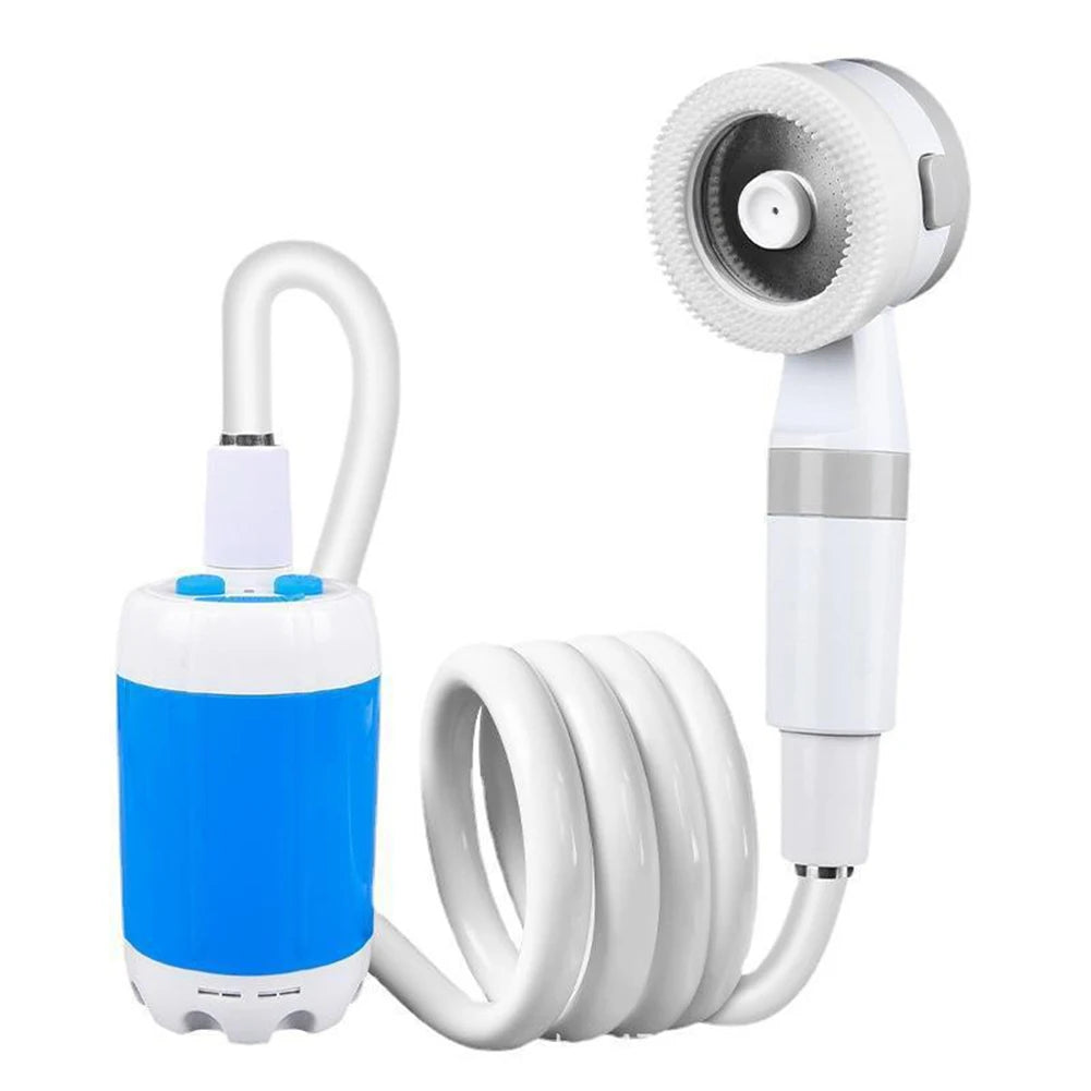 Rechargeable Camping Shower Pump with Digital Display