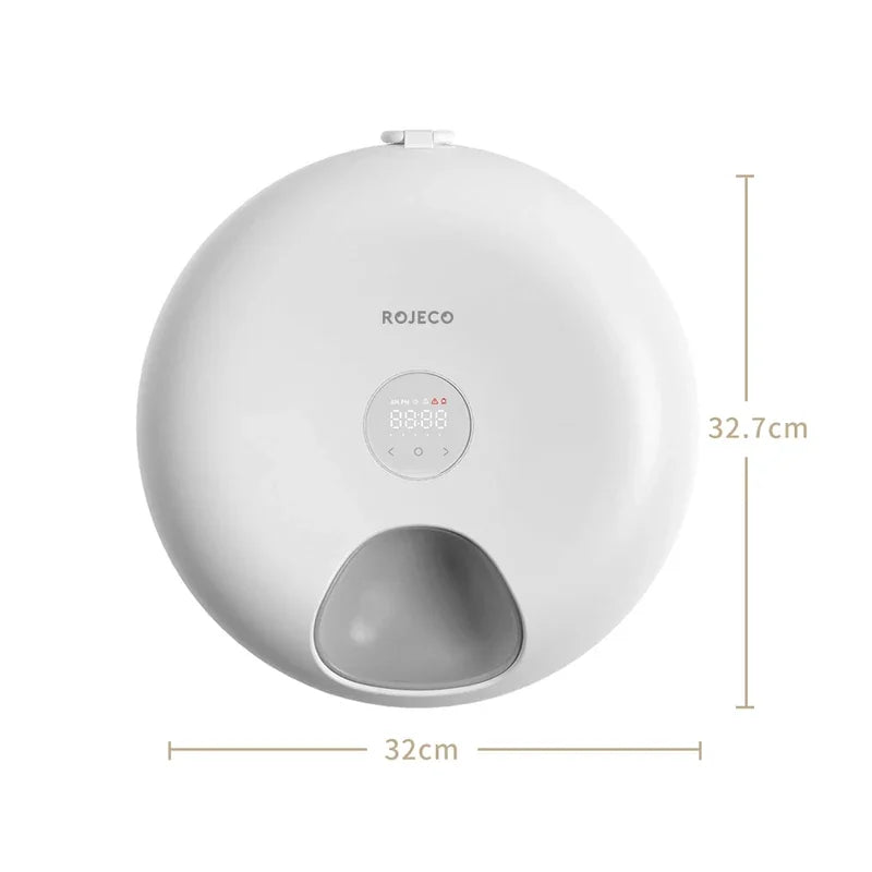 6-Meal Automatic Smart Pet Feeder for Wet & Dry Food