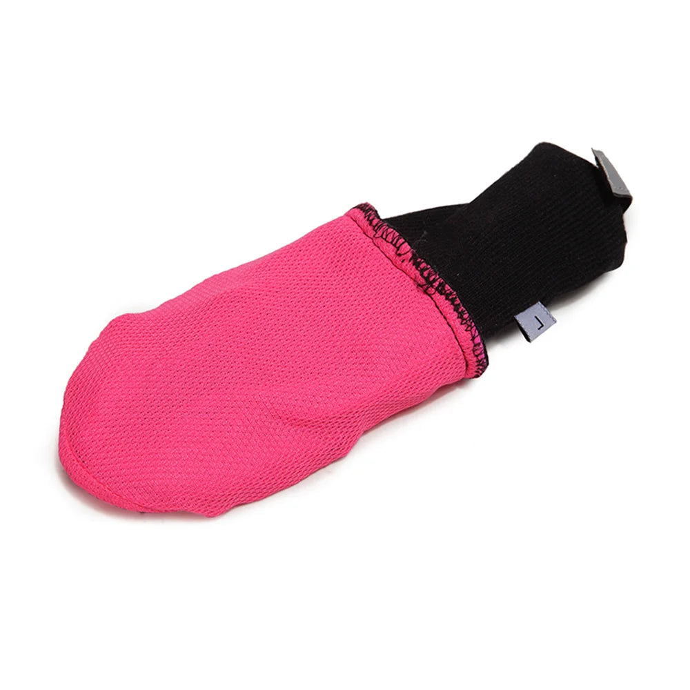 Reflective Dog Shoes with Breathable Mesh & Rubber Sole